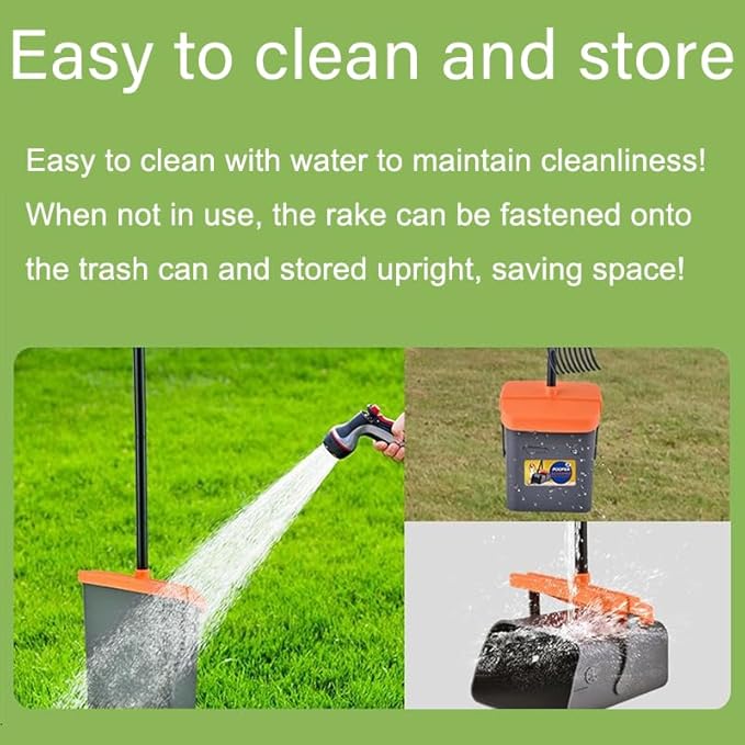 Pooper Scooper with 85 Bags & Swivel Box, 46-Inch Adjustable Long Handle and - Image 3