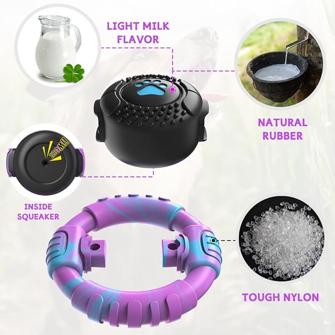 Dog Toys for Aggressive Chewers Large Medium Small Breed, Indestructible - Image 3