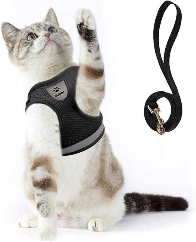 Supet Cat Harness and Leash Set by Supet