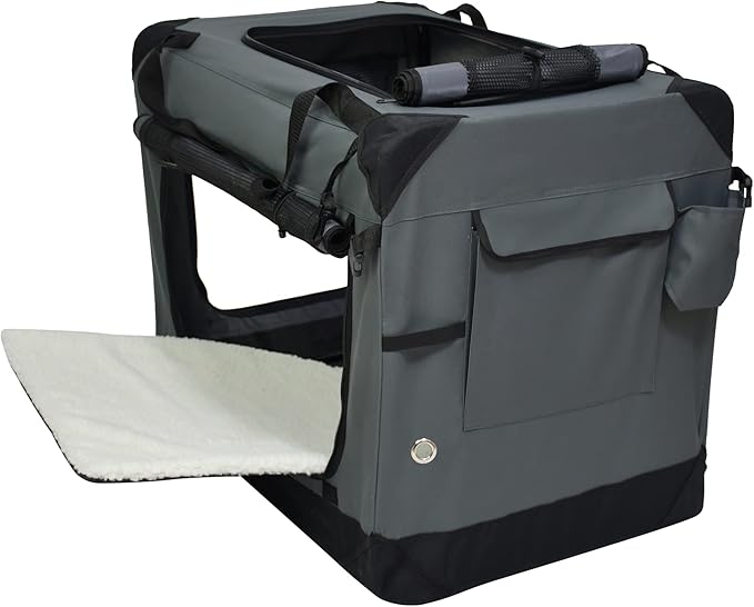 EliteField 4-Door Folding Soft Dog Crate - Image 4