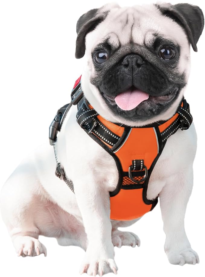 PHOEPET Reflective Dog Harness Large Breed Adjustable No Pull Vest - Image 6