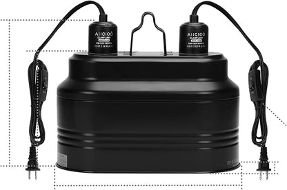 Aiicioo Dual Reptile Light Fixture - Image 2