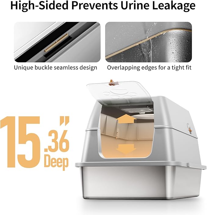 Stainless Steel Cat Litter Box - Image 5