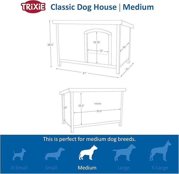 Trixie Natura Classic Dog House - Image 3