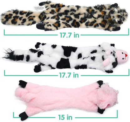 SHARLOVY Dog Squeaky Toys No Stuffing, 3 Pack Crinkle Dog Toys - Image 5