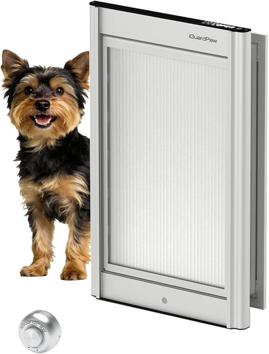 Automatic Dog Door, Aluminum Electronic Pet Door by Unknown