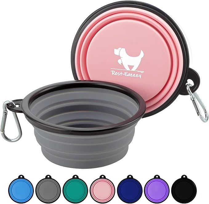 Collapsible Dog Bowls for Travel, BPA Free by Rest-Eazzzy