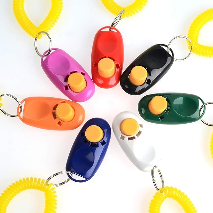 Coolrunner 7pcs 7 Color Universal Animal Pet Dog Training Clicker - Image 5