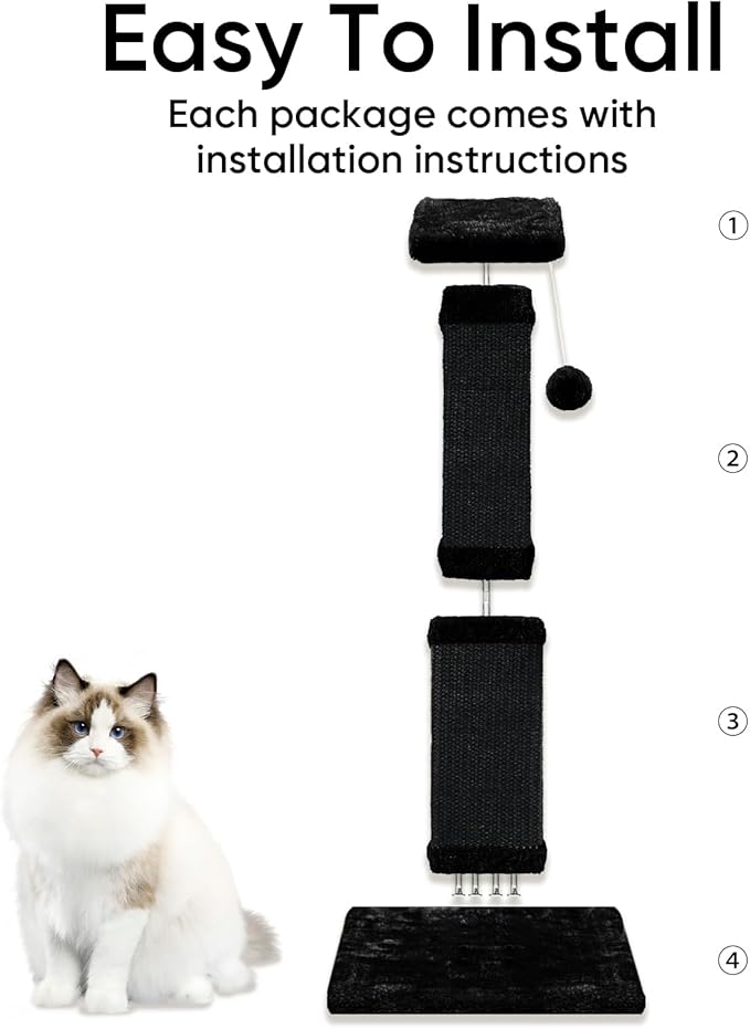 Cat Scratching Post, 32 Inch Cat Scratching Posts - Image 4