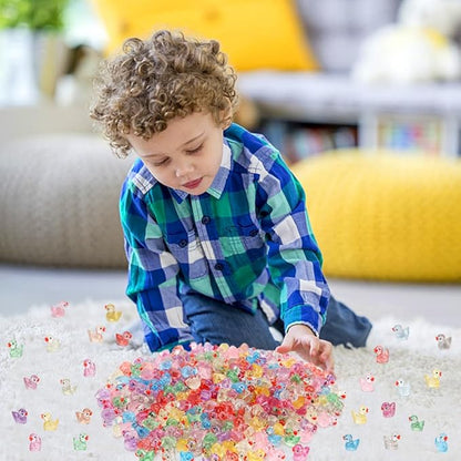 240 Pcs Glitter Mini Resin Ducks, Colorful Tiny Small Plastic Ducks Figures to - Image 4