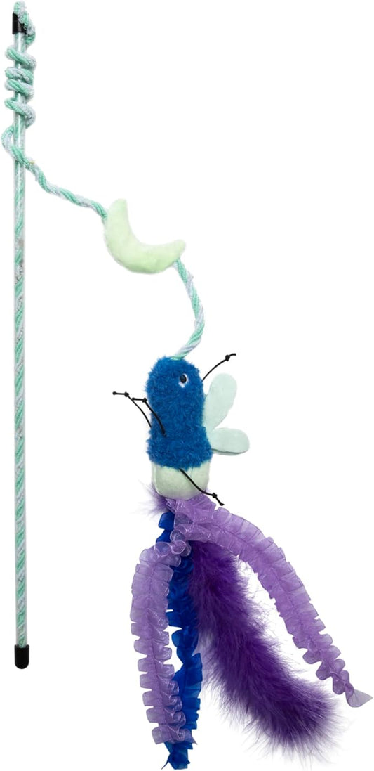 Quirky Kitty Glowing Forest Firefly Wand Catnip Cat Toy by QuirkyKitty