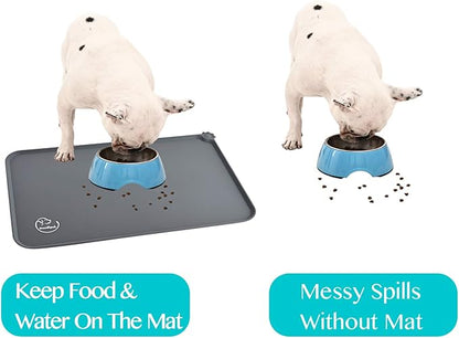 Silicone Waterproof Dog Cat Pet Feeding Mats, Non Slip, Easy Clean Pet Dog Cat - Image 7