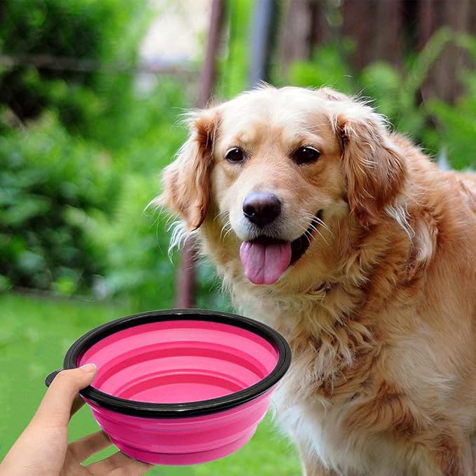 Dog Bowl Pet Collapsible Bowls, 2 Pack Collapsible Dog Water Bowls - Image 7