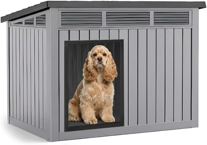 VIXZEN Dog House Indoor Outdoor, Waterproof Dog House by Vixzen