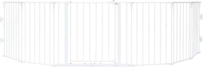 Regalo Safety 56"-130" Super Wide Baby Gate & Play Yard, 2-in-1 Adjustable - Image 2