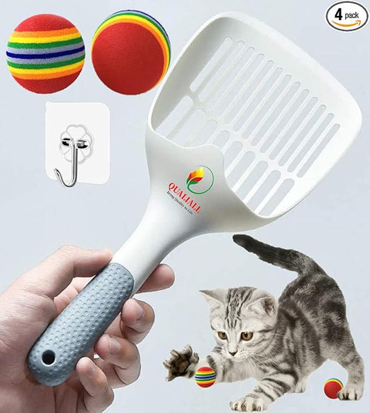 QUALIALL Cat Kitty Litter Box Poop Pooper Scoop Scooper by QUALIALL