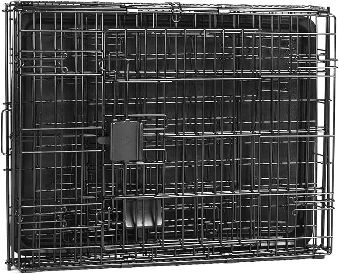 Amazon Basics Portable, Foldable Metal Wire Dog Crate - Image 4