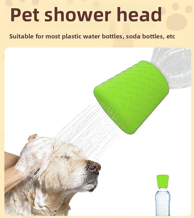 Portable Outdoor Shower for Dogs Bottle Attachment Outdoor Sprayer Accessory - Image 2