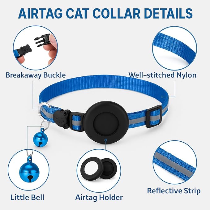 AirTag Cat Collar Breakaway - Image 6