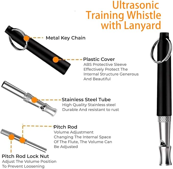 Training Kit - 1 Target Stick, 1 Training Clicker, 1 Whistle - Dog Training - Image 4
