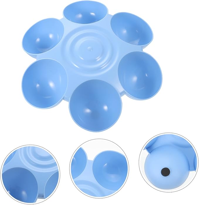 Indoor Flower-Shaped Pet Bowl Multi-Compartment Feeder - Image 9