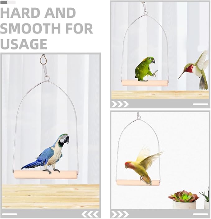 Hummingbird Swing Parrot Perch Bird Cage - Image 3