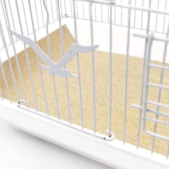 40PCS Gravel Liner Paper for Bird Cage, 11x17 In Bird cage Liner Paper-Gravel - Image 6