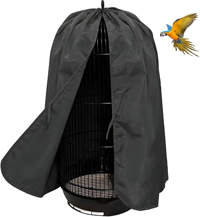 QBLEEV Round Parrot Birdcage Cover Pet Universal Blackout Cage Cover Shade by QBLEEV