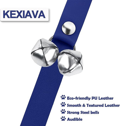 Leather Dog Bells, Puppy Potty Training Bell Dog Doorbell Potty Train Dog Bell - Image 4