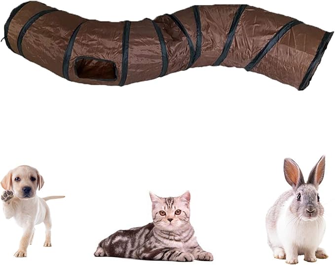 iCAGY Cat Tunnel for Indoor Cats Interactive, Rabbit Tunnel Toys, Pet Toys Play - Image 3
