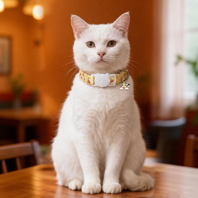 Cat Collars for Girl Cats & Boys, 2 Pack Soft Cotton Breakaway Collar - Image 7