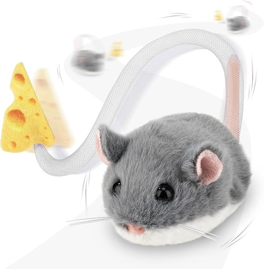 Migipaws Interactive MigiMouse Cat Toy 360° Rolling & Spin by MigipawsCreateMoreEnjoymenttoPetsandFamily