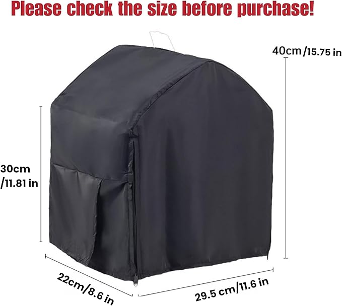 Bird Cage Cover Blackout for Good Night, 11.6 x 8.6 x 15.7 in Dustproof - Image 2