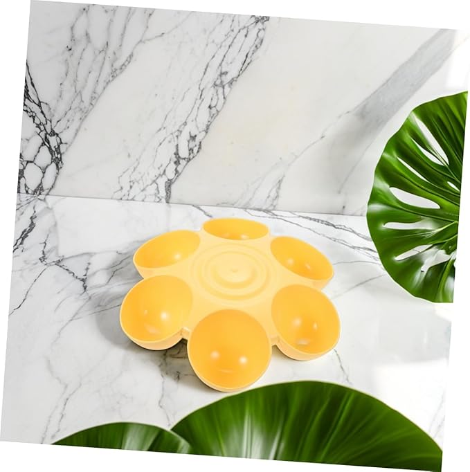 Decorative Multi-Compartment Pet Food Bowl Plastic Dog Treats Dispenser - Image 2