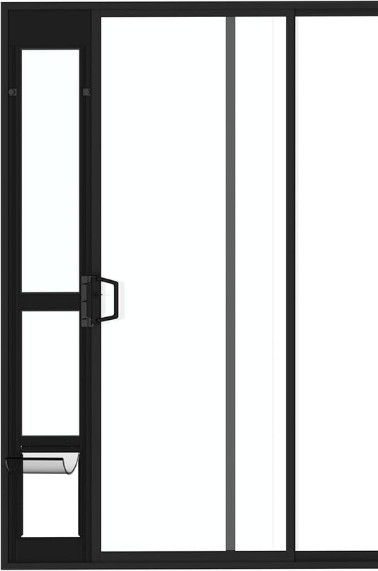 Hakuna Pets Black Glass Patio Pet Door by HakunaPets