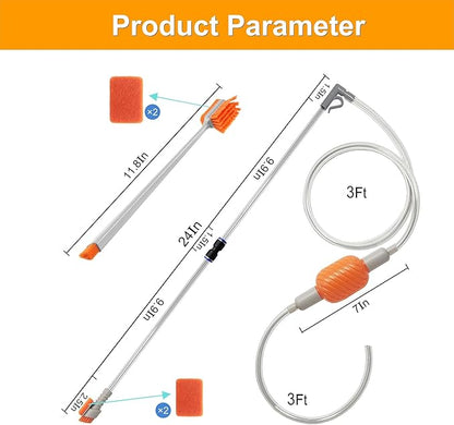 Carefree Fish Aquarium Siphon Vacuum Water Changer Kit - Image 7