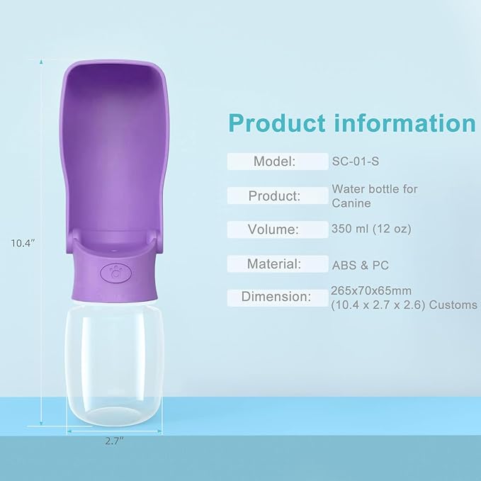 Portable Dog Small Animals Water Bottle - Image 5