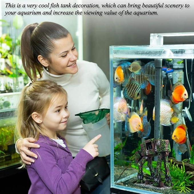 fazhongfa Fish Tank Decorations Star Wars Aquarium Accessories Small to Large - Image 8