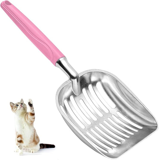 Cat Litter Scoop, Metal Cat Scooper, Plastic Handle Scoop, Sifting Shovel by Showvigorismorethanjustabranditsalifestyle