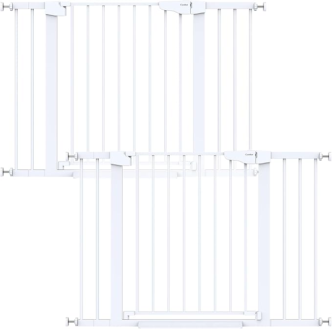 Cumbor 2 Pack 30-46" Baby Gate for Stairs, Mom's Choice Awards Winner-Auto by Cumbor