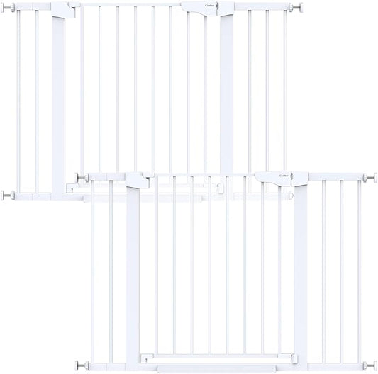 Cumbor 2 Pack 30-46" Baby Gate for Stairs, Mom's Choice Awards Winner-Auto by Cumbor