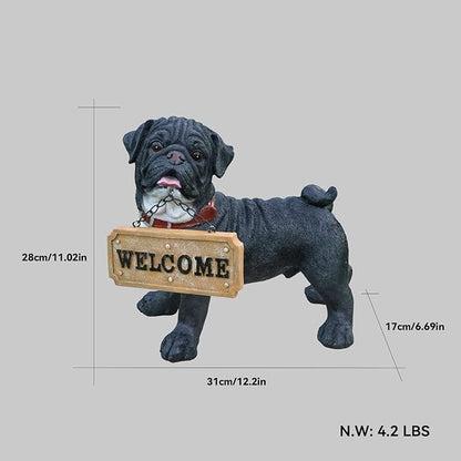 French Bulldog Dog Garden Statue - Image 4