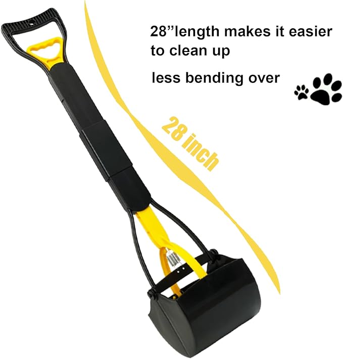 ienjoyed Dog Pooper Scooper for Large Medium & Small Dogs Heavy Duty, Long - Image 2