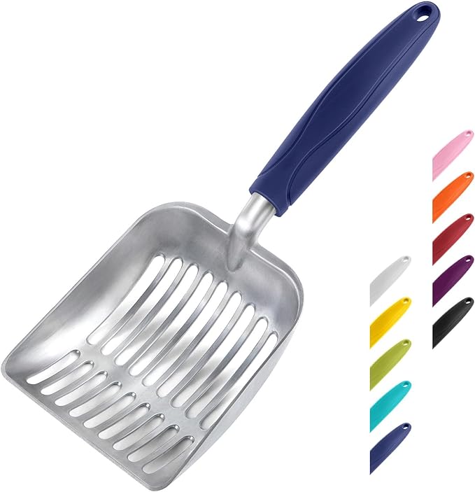 WePet Cat Litter Scoop, Aluminum Alloy Sifter, Kitty Metal Scooper, Deep Shovel by WePet