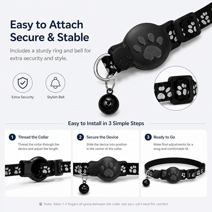 Pet Tracker, GPS Collar for Cats, Smart tag, Waterproof Compatible - Image 9