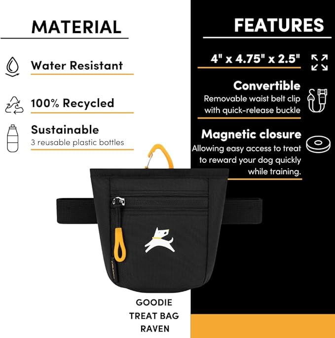 OllyDog Goodie Treat Bag, Dog Treat Pouch, Waist Belt Clip - Image 9