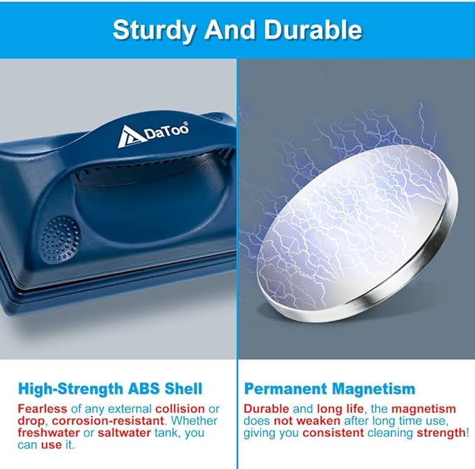 DaToo Aquarium Mini Magnetic Scrubber Scraper Small Fish Tank Cleaner Nano - Image 5