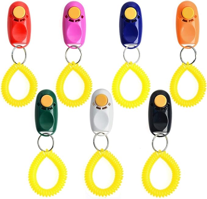 Coolrunner 7pcs 7 Color Universal Animal Pet Dog Training Clicker - Image 9