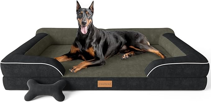 CWAWZ XXL Dog Bed for Extra Large Dogs, Giant Orthopedic Dog Bed by CWAWZ