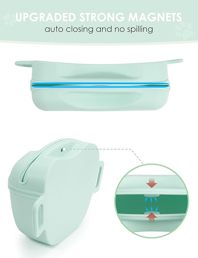 heouvo Dog Treat Pouch with Training Clicker, Upgrade Stronger Magnetic Closure - Image 4